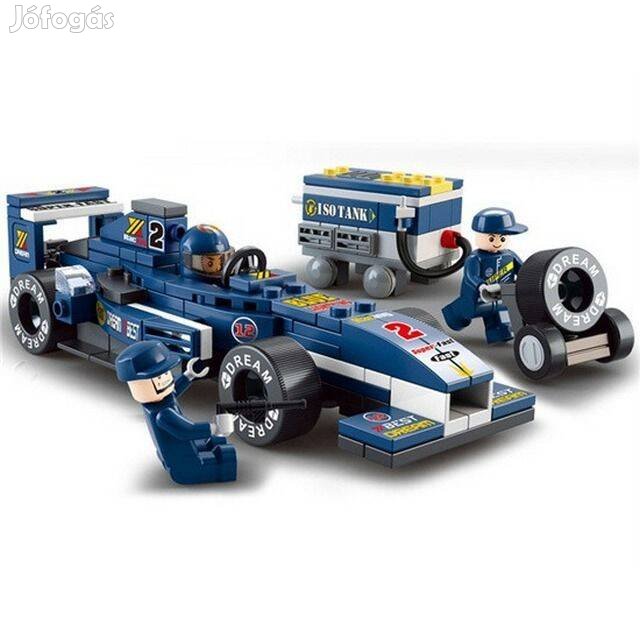 Építőjáték -B0351- Forma-1 Autó F1 : Boxutca 1:32