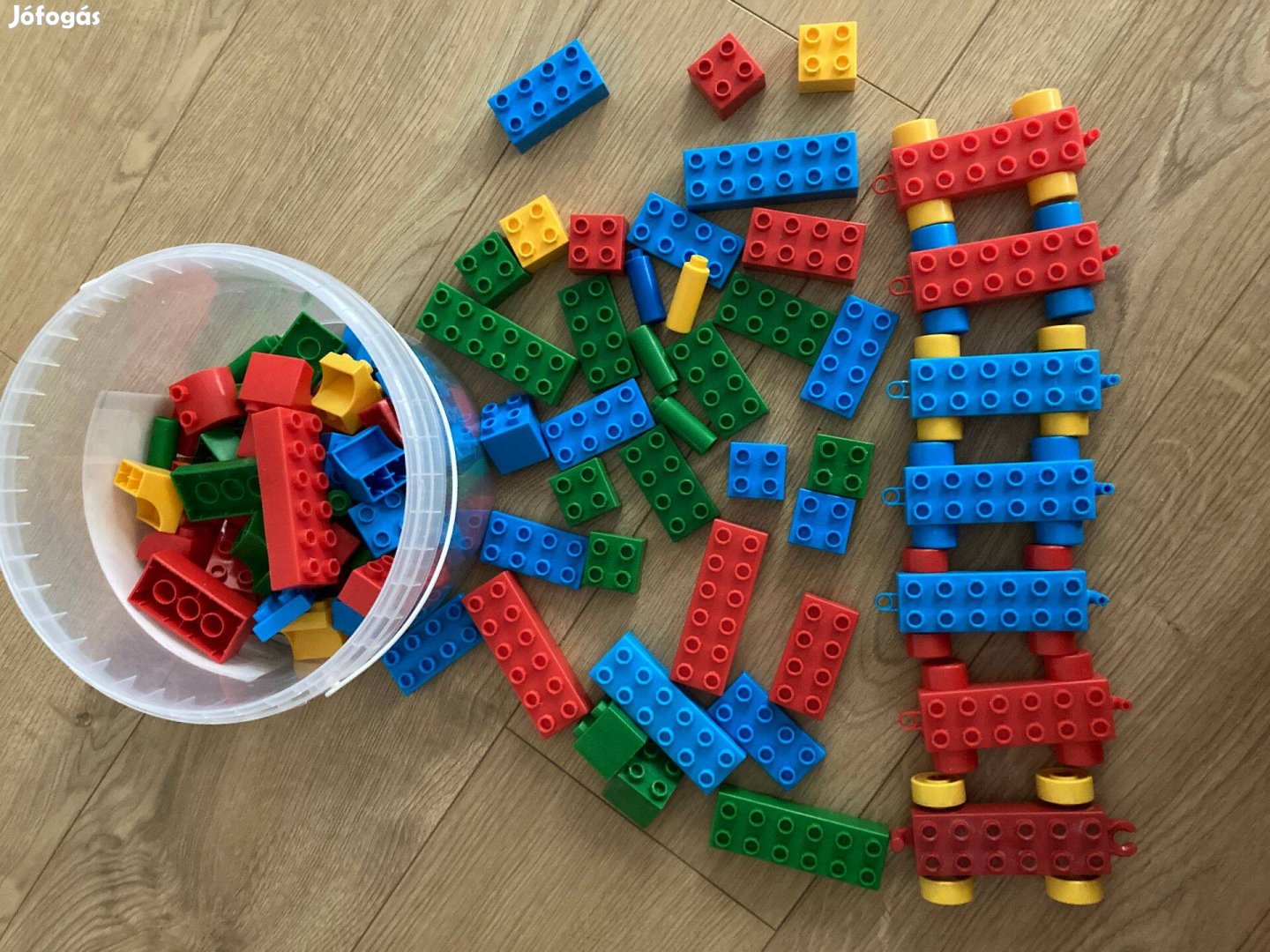 Építőkocka készlet, 100 darabos