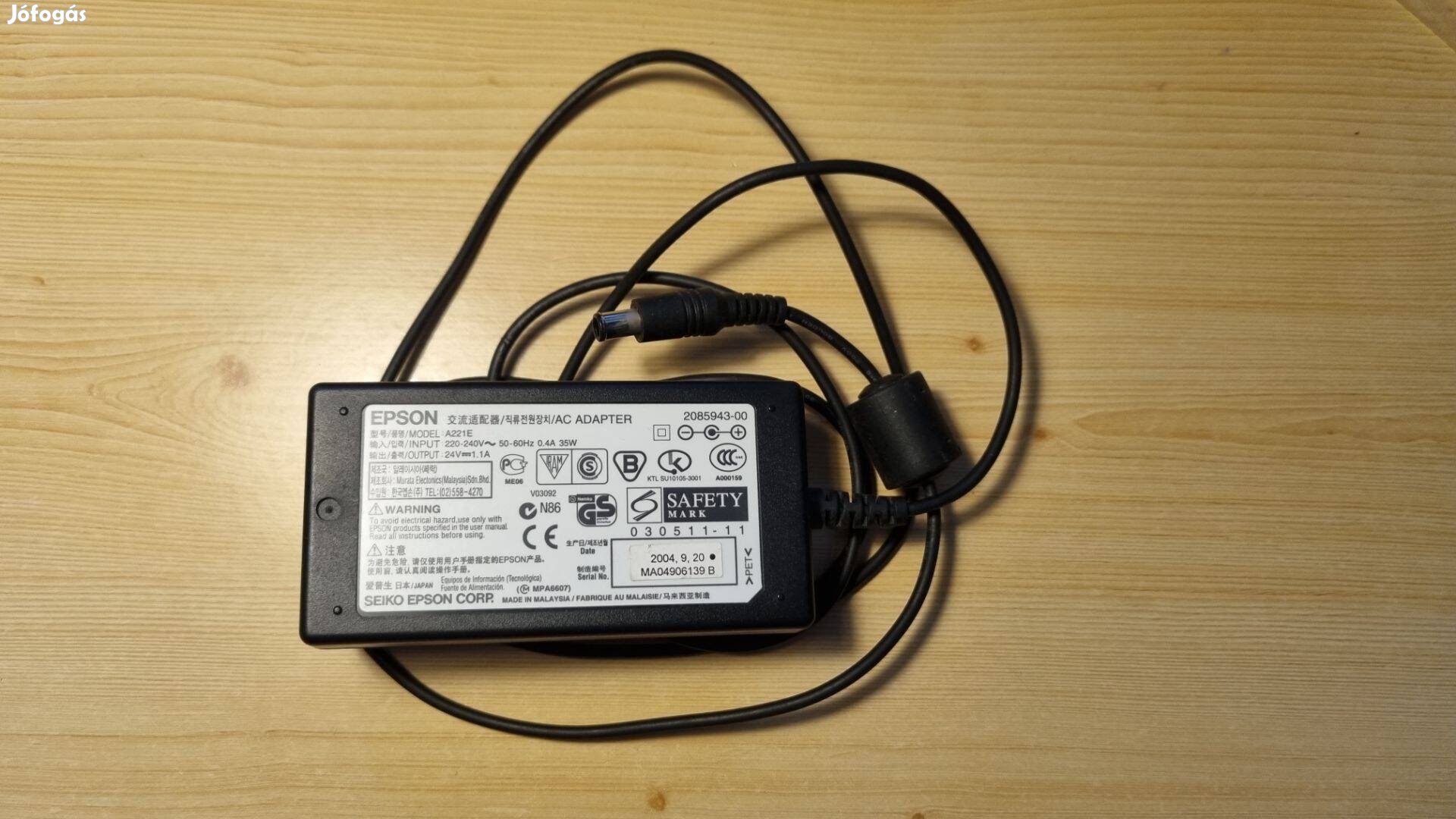 Epson A221E 24V 1.1A tápegység