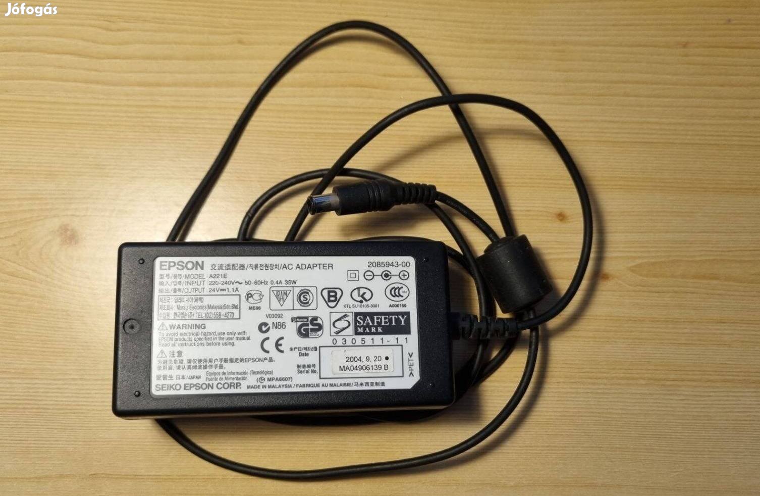 Epson A221E 24V 1.1A tápegység