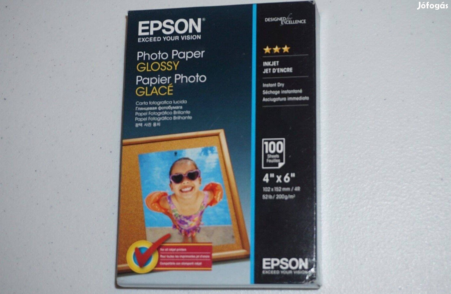 Epson C13S042548 fotópapír, 10x15 cm, Fényes 100db