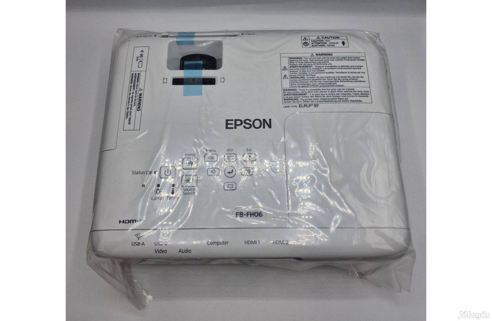 Epson EB-FH06 (V11H974040) Full HD 1080p projektor, 3500 lumen, új