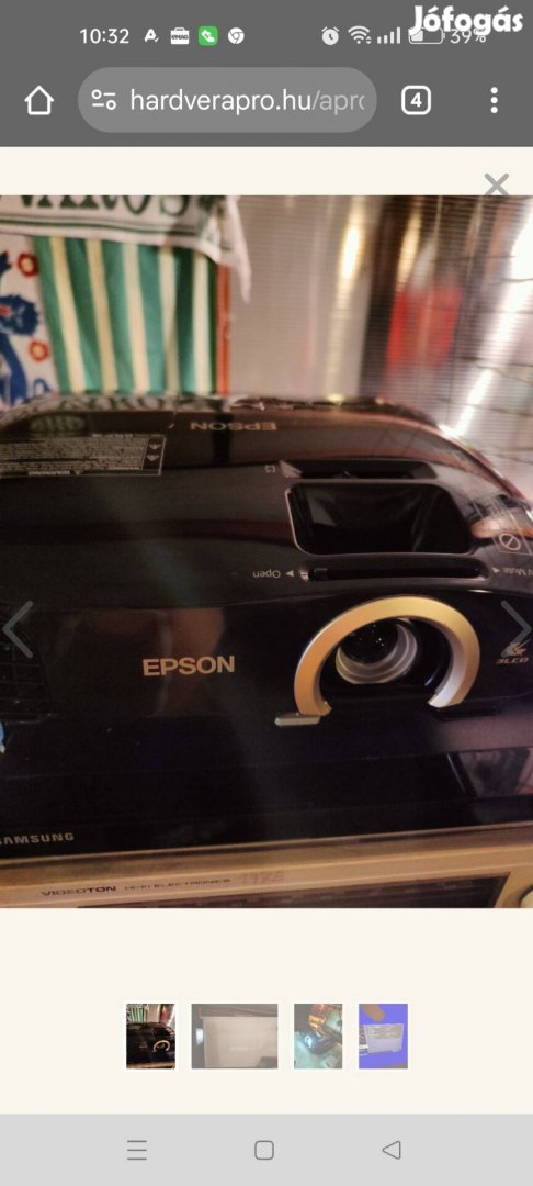 Epson EH-TW5200 Projektor+Mozivászon 330*220 Tel:06306750517