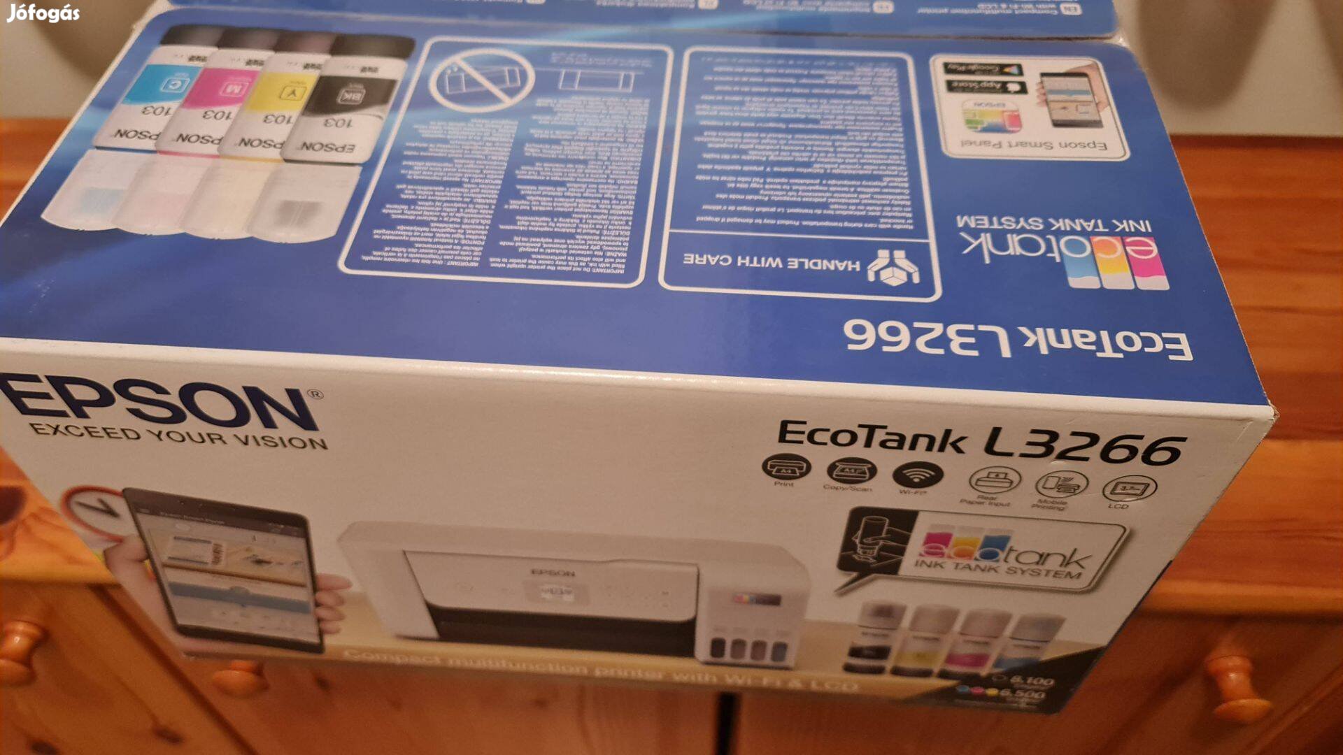 Epson Ecotank L3266 (C11CJ66412) multifunkciós nyomtató eladó, új