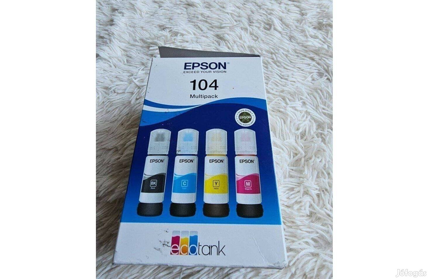 Epson Ecotank T104 Eredeti Tintatartály Multipack új