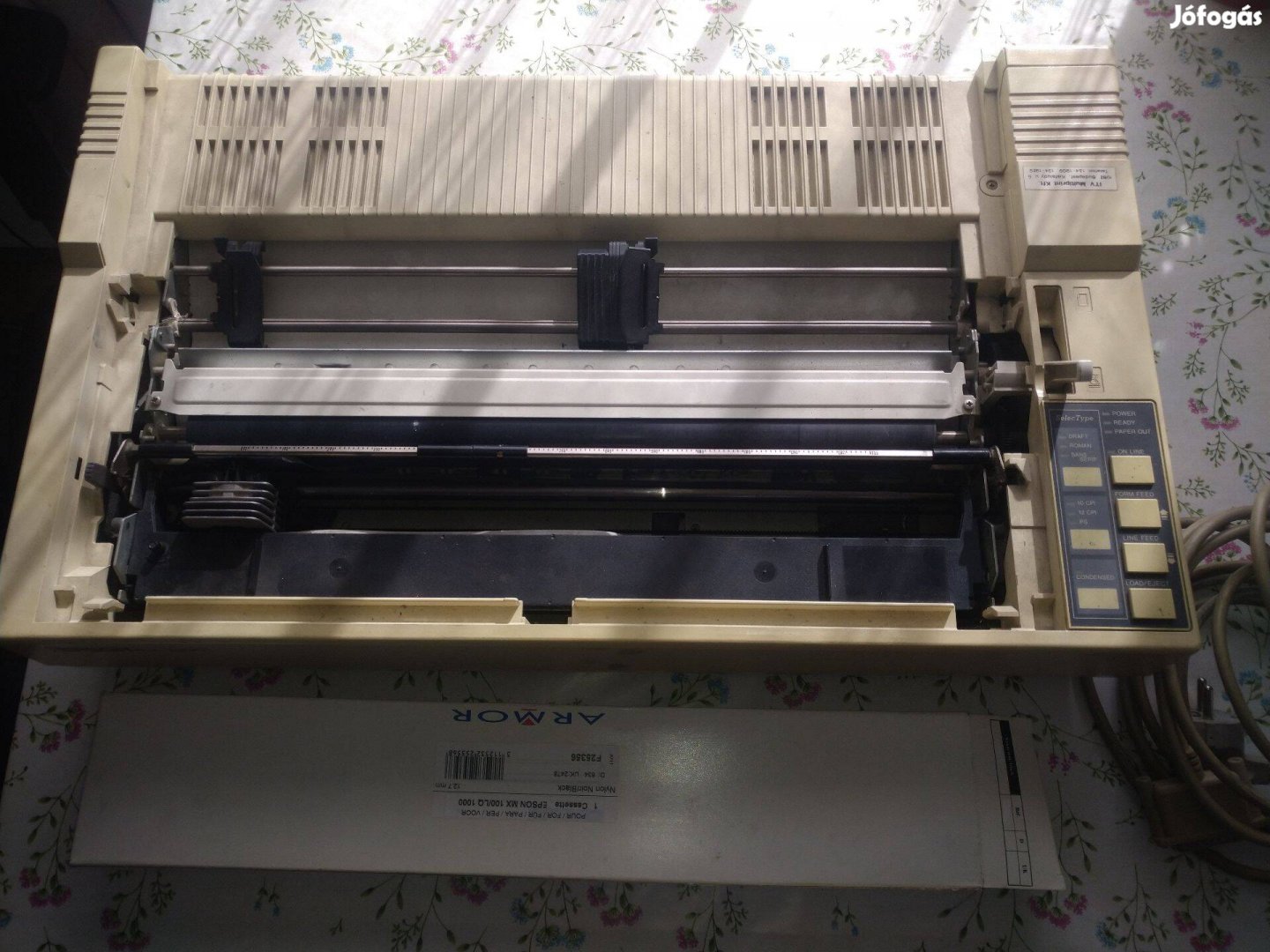 Epson FX-1050 mátrix nyomtató printer retro hibás alkatrésznek