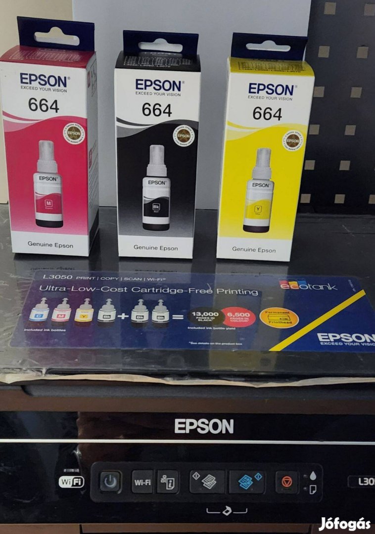 Epson L3050 tintatartályos multifunkciós wifis nyomtató + tinta