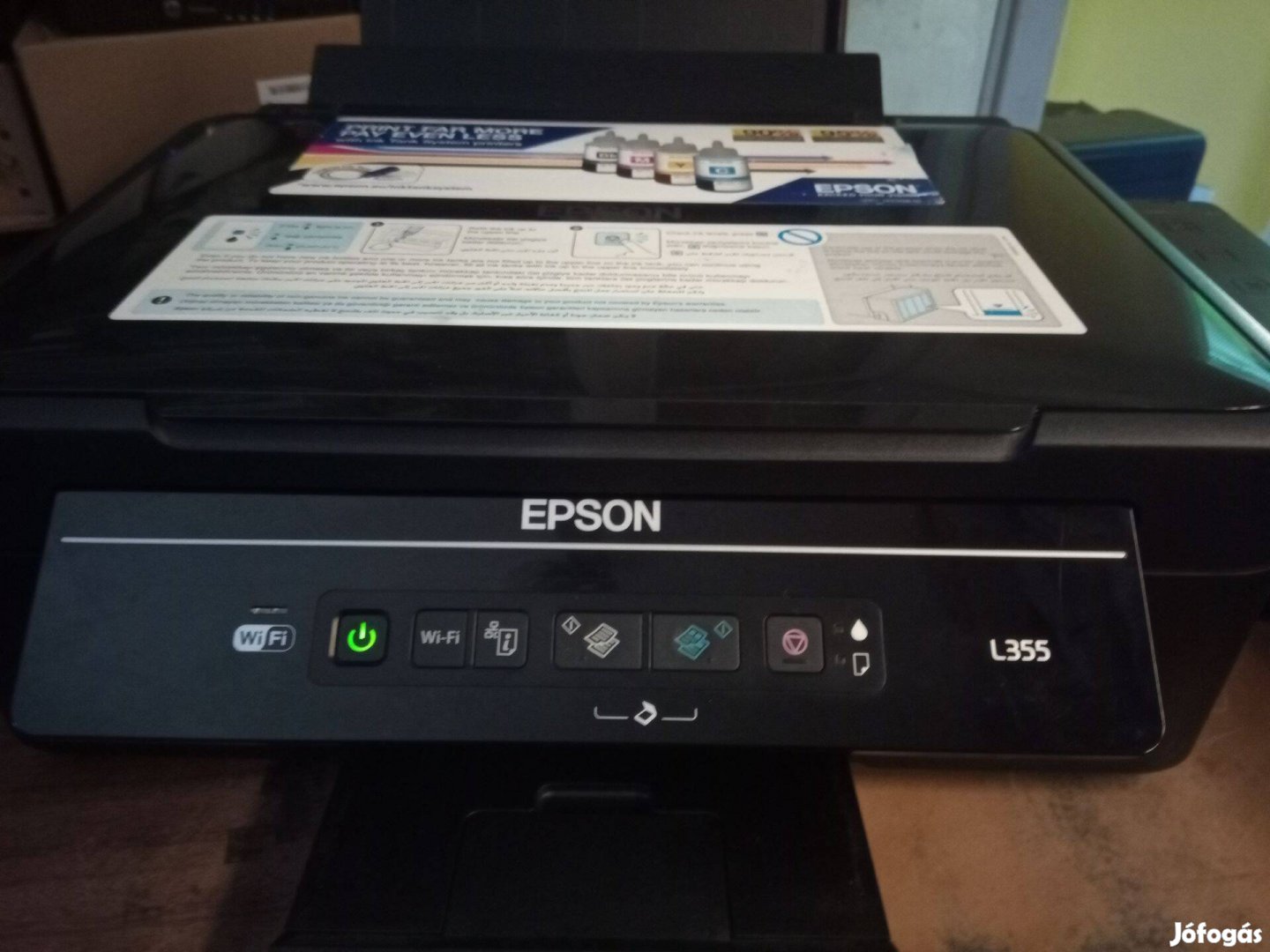 Epson L355 külsőtartályos tintasugaras nyomtató - másoló szkenner