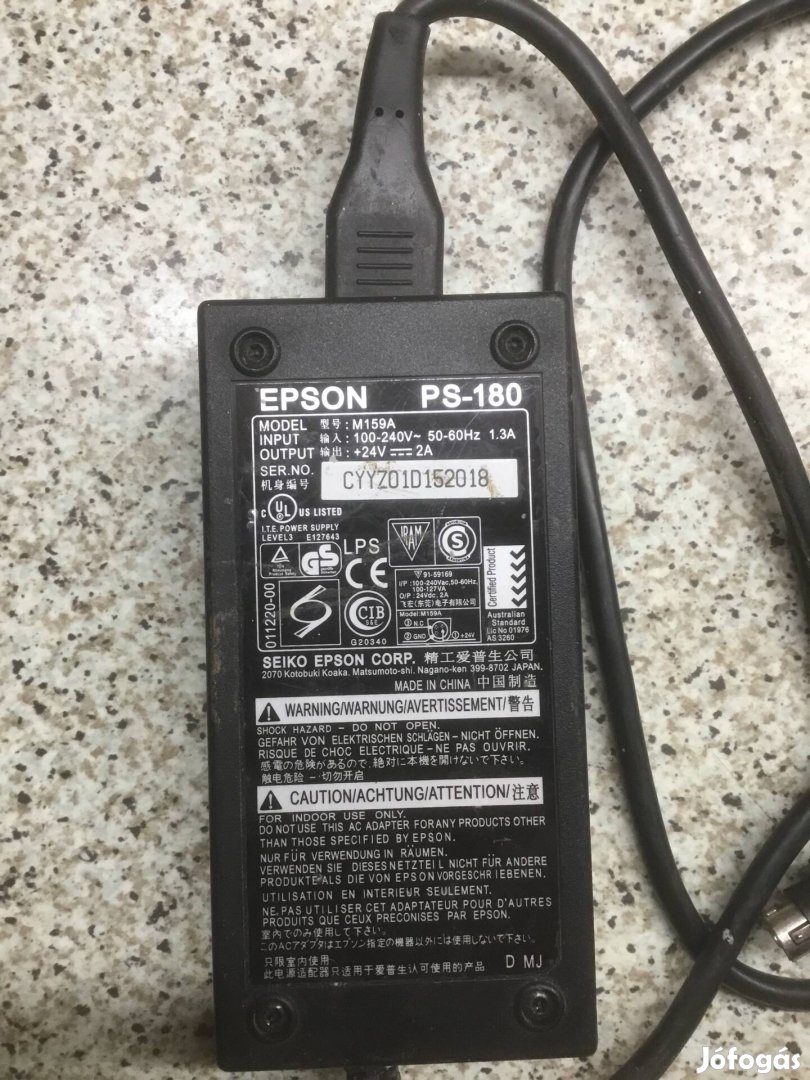 Epson PS-180 adapter tápegység