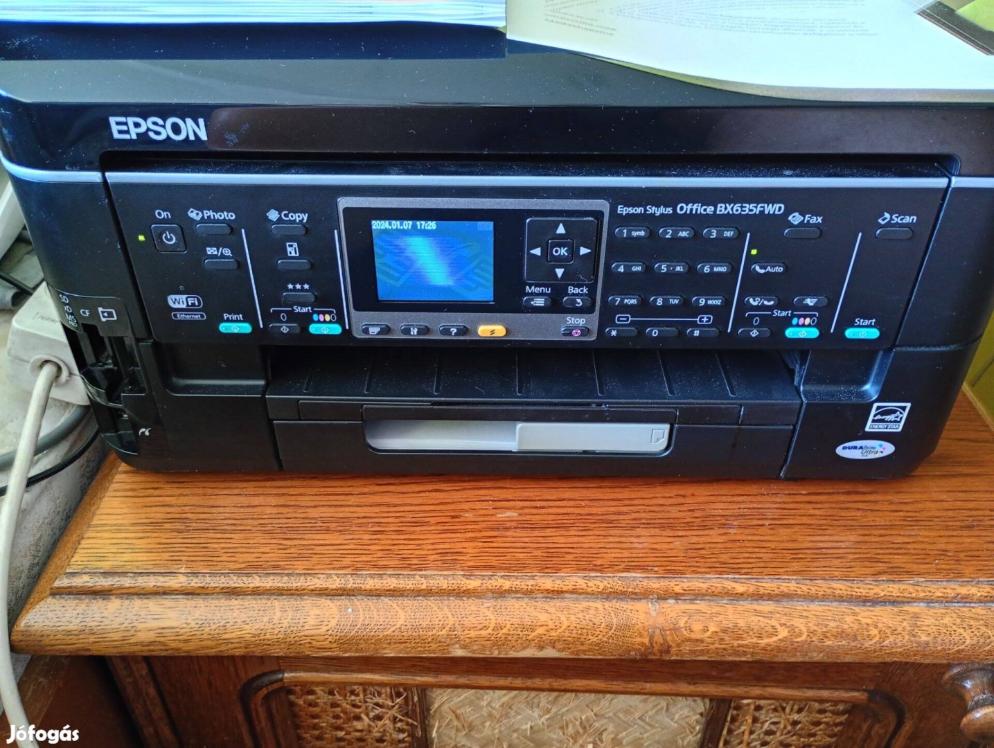 Epson Stylus Office BX635FWD 19000ft eladó óbuda kábeleket