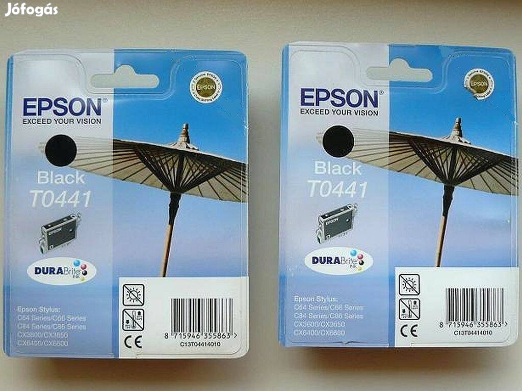 Epson T0441 eredeti fekete , T04414010 tintapatron = 5000-Ft