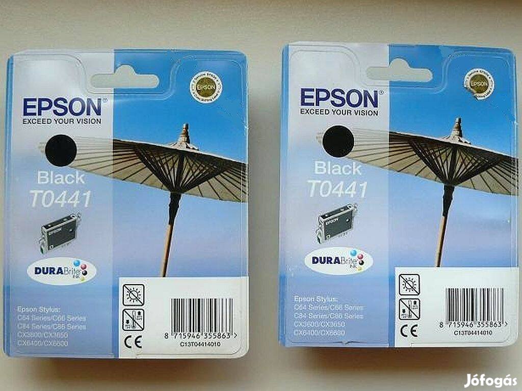 Epson T0441 eredeti fekete , T04414010 tintapatron = 5000-Ft