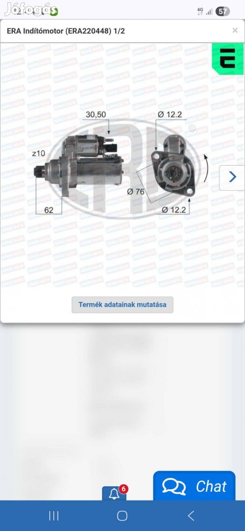 Era Önindító. Új! Wv/Seat/Audi/Skoda