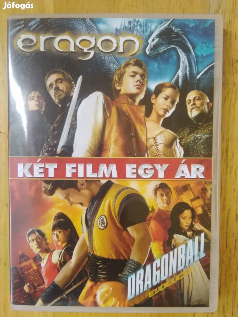 Eragon - Dragonball Evolúció újszerű twinpack dvd 