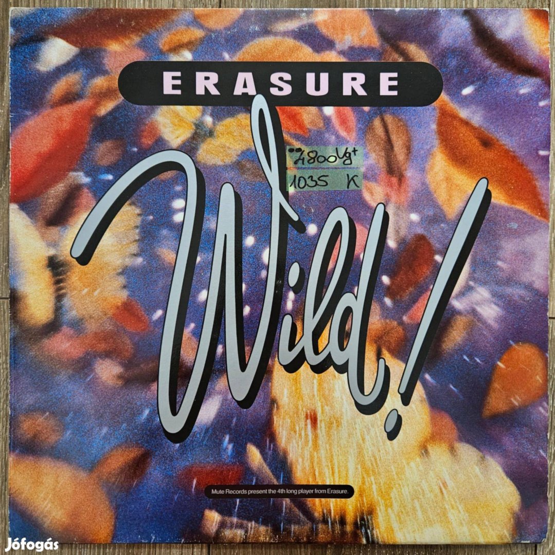 Erasure Wild! bakelit lemez, hanglemez LP (1035)