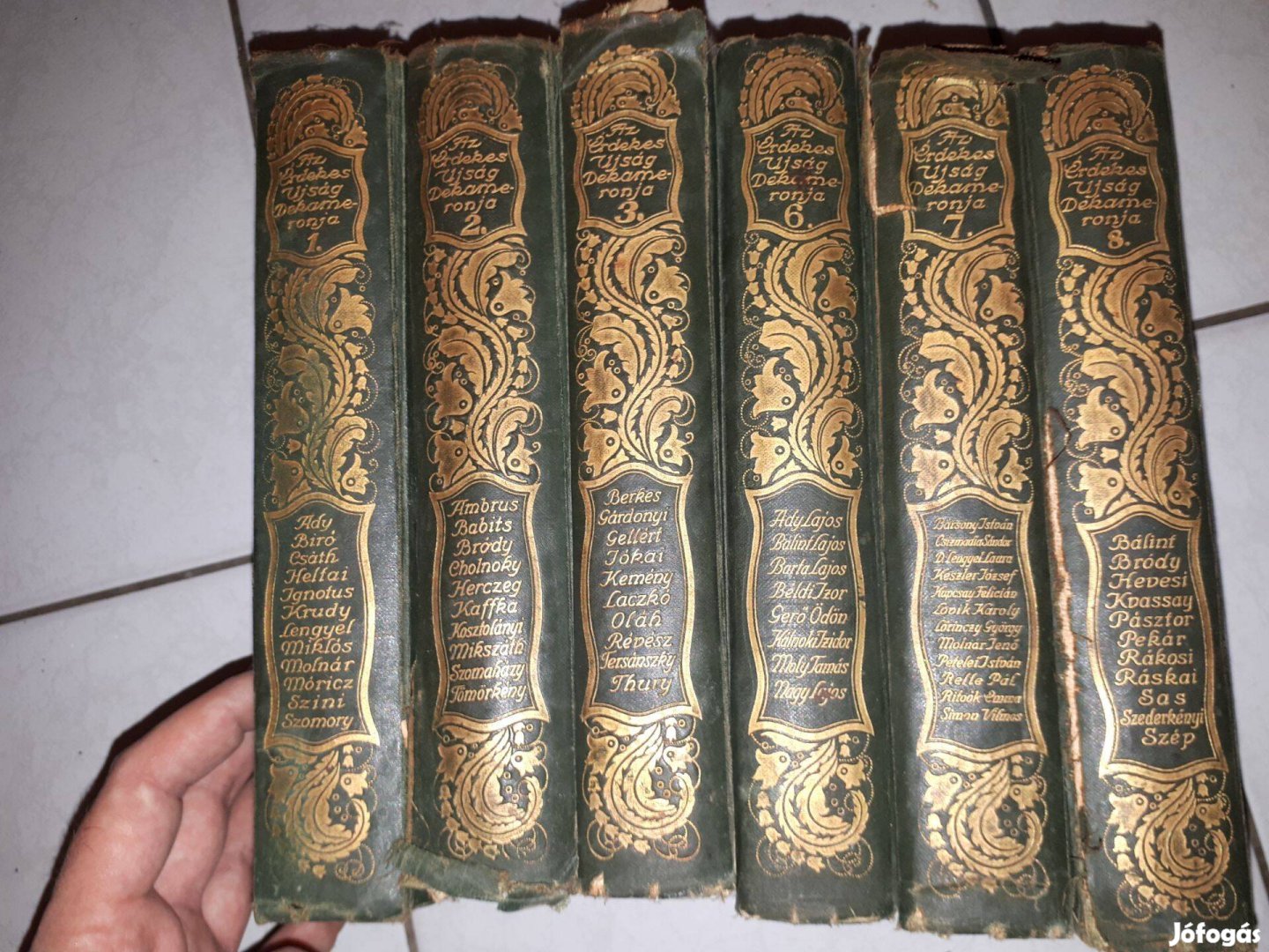 Érdekes Újság Dekameronja 1-3 6-8 kötet 1913-as kiadás