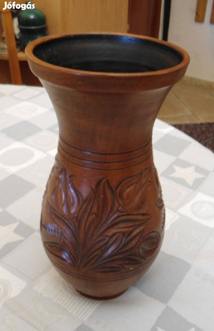 Erdélyi faleveles új Kerámia váza