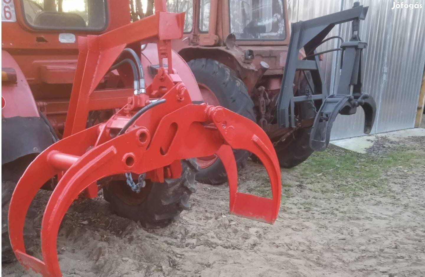 Erdészeti fekvő mumkahengeres rönkfogó rönkvonszoló eladó!