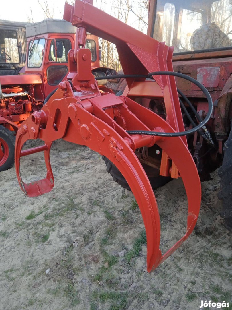 Erdészeti fekvő munkahengeres kcr rönkfogó vonszoló kanál