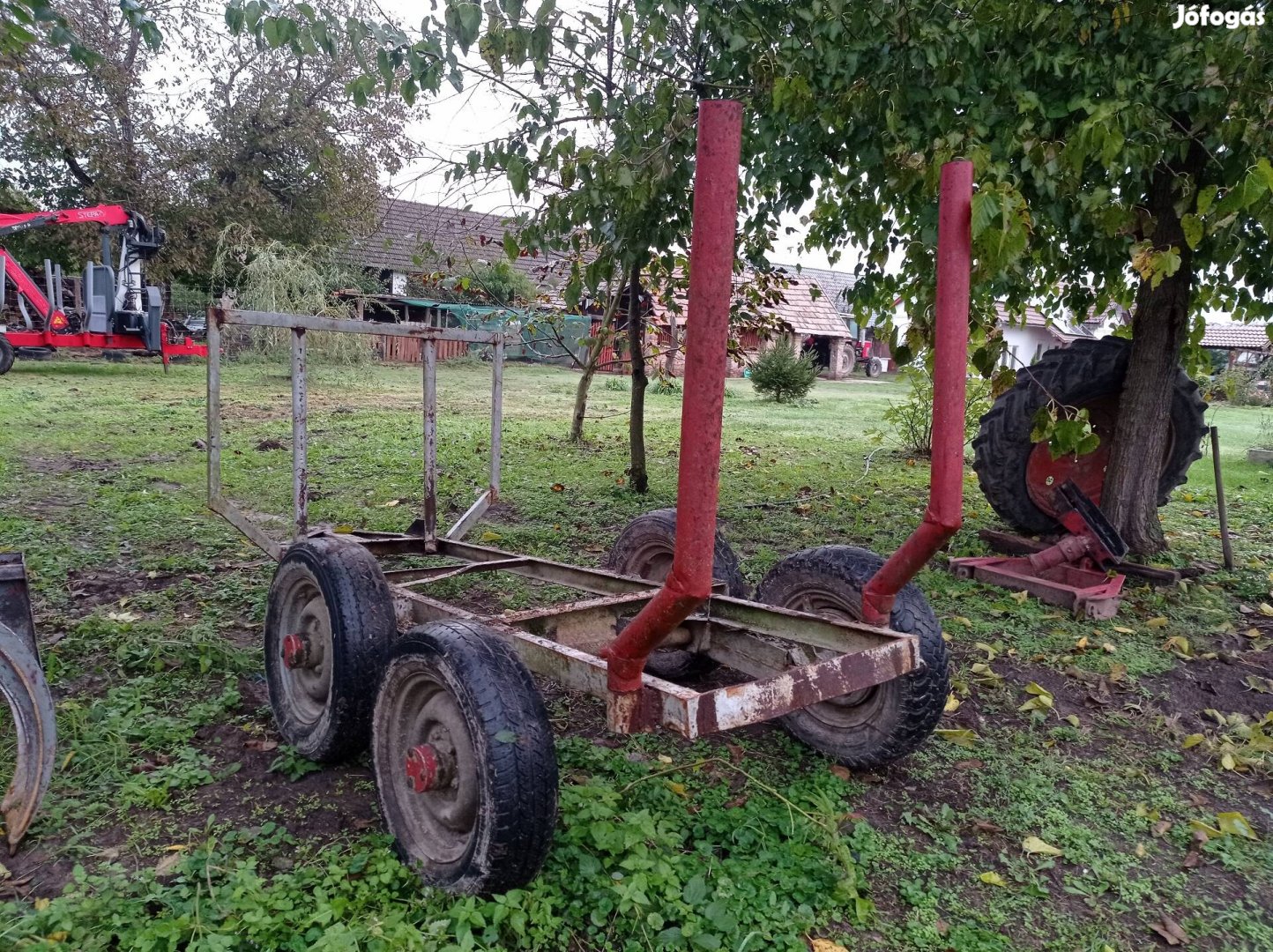 Erdészeti gép. Közelítő kocsi