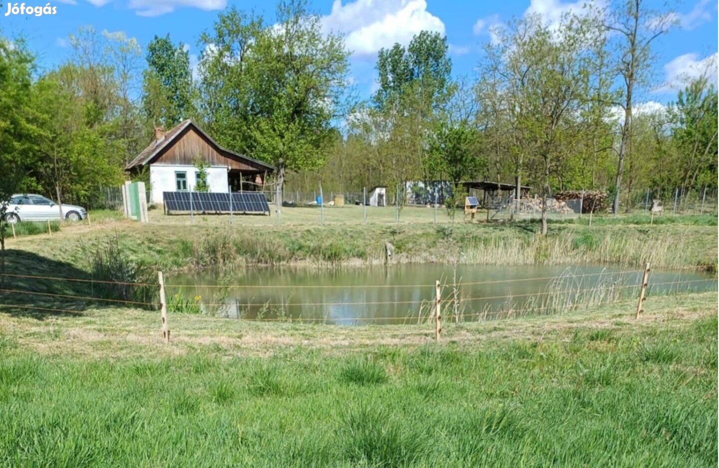 Erdő tanyával eladó