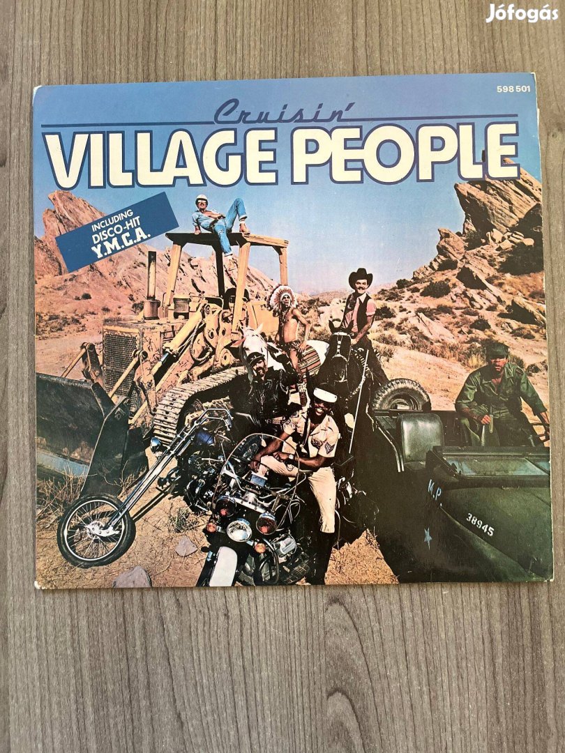 Eredeti 1978 Village People Bakelit Lemez Amerikai Nyomás
