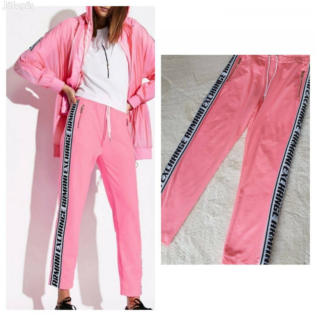 Eredeti AX Armani Exchange pink melegítő nadrág alsó