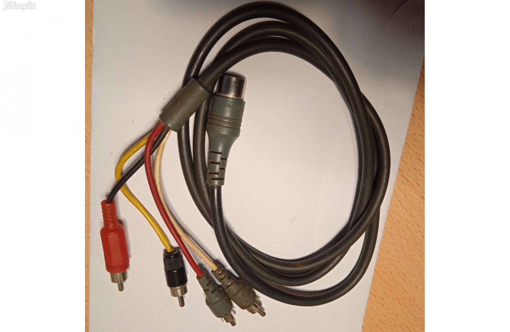 Eredeti Akai átjátszó kábel , DIN-RCA , használt