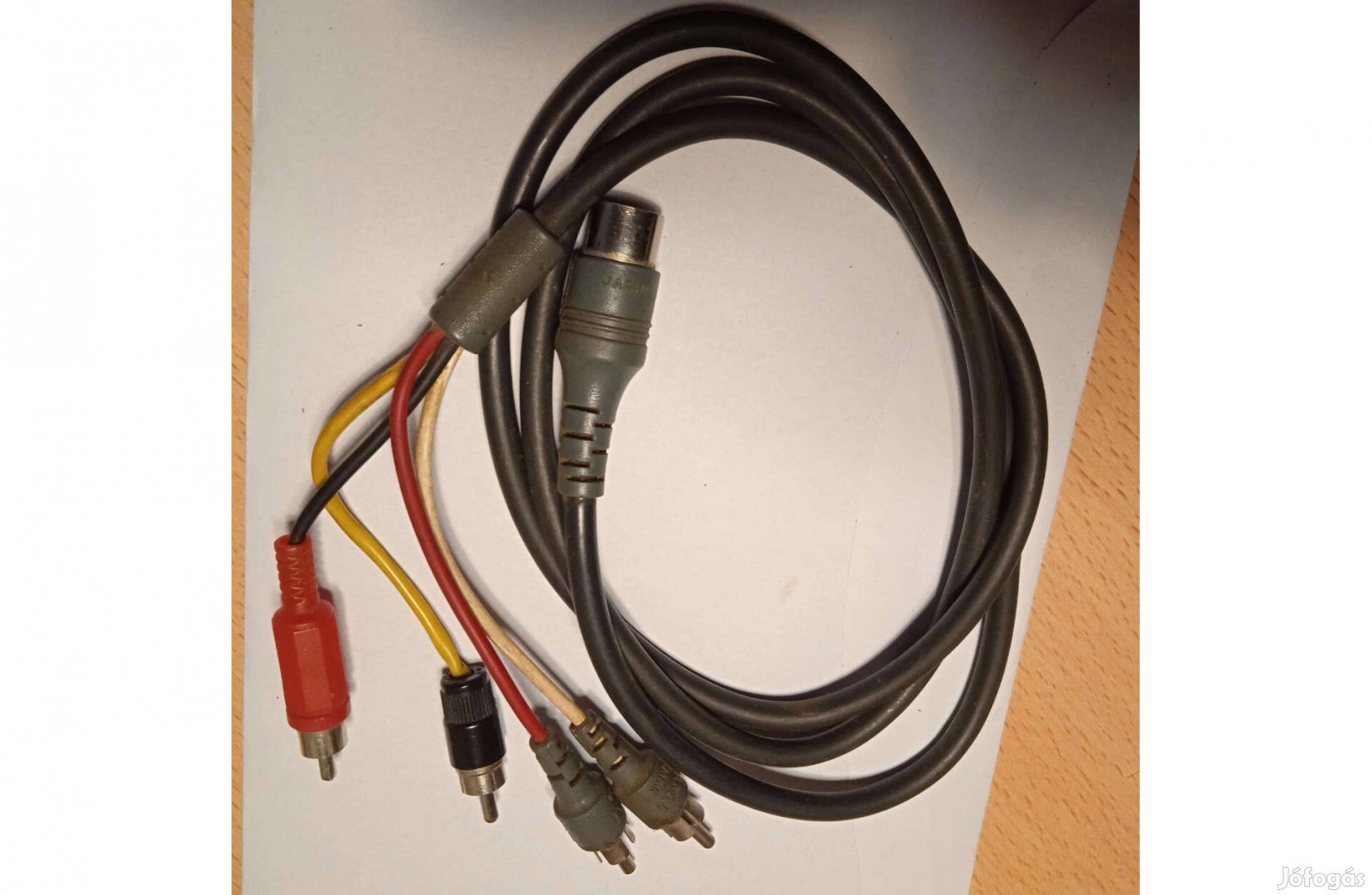 Eredeti Akai átjátszó kábel , DIN-RCA , használt