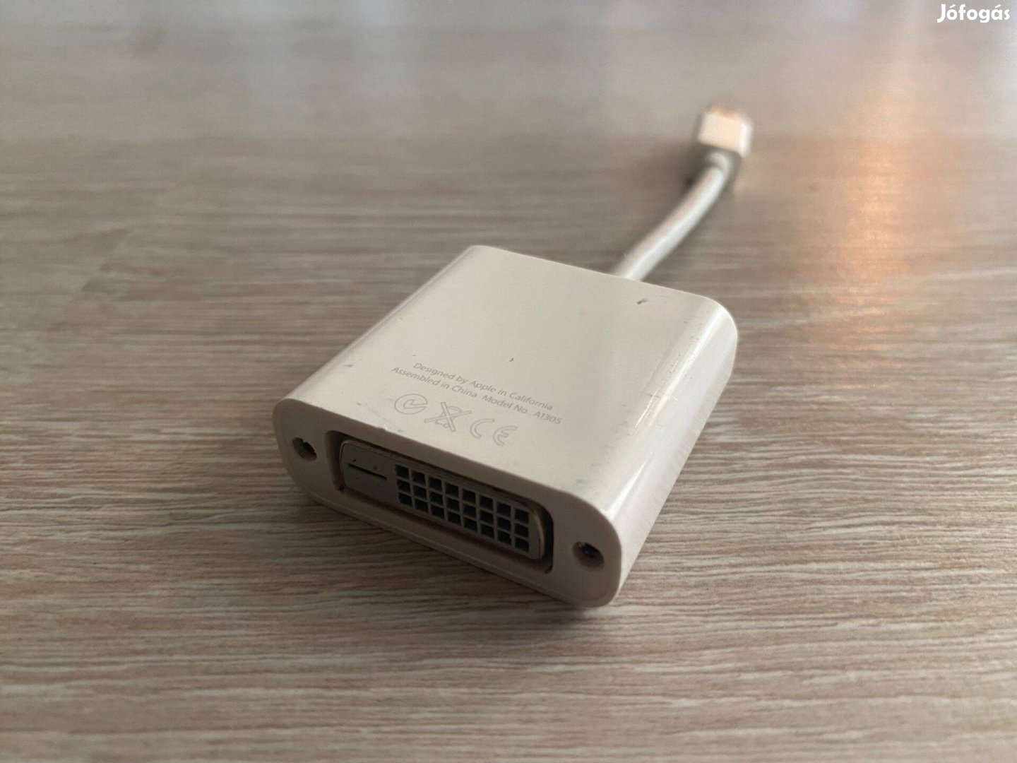 Eredeti Apple Minidisplayport to DVI átalakító