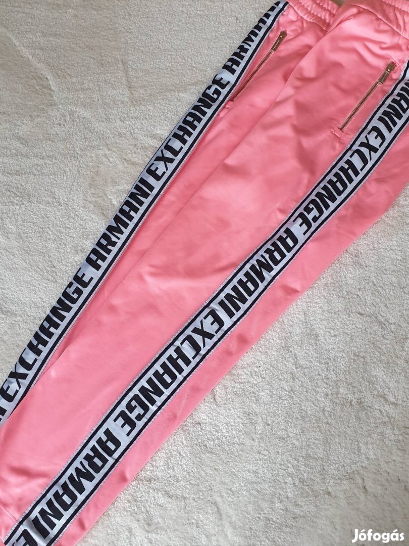 Eredeti Armani Exchange AX női pink tape melegítő nadrág jogger