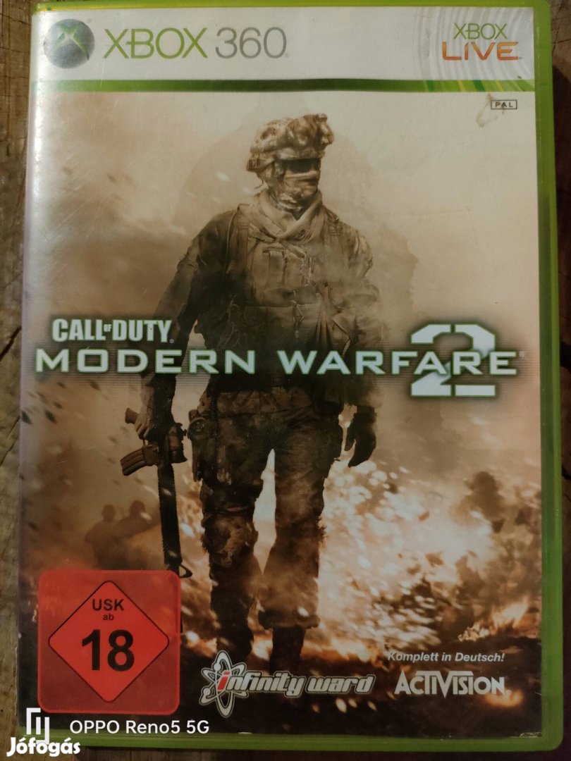 Eredeti Call of Duty Modern Warfare 2 Xbox 360