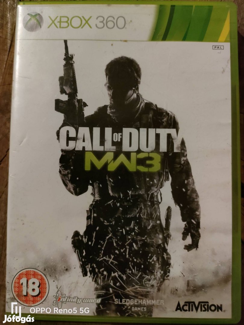 Eredeti Call of Duty Modern Warfare 3 Xbox 360