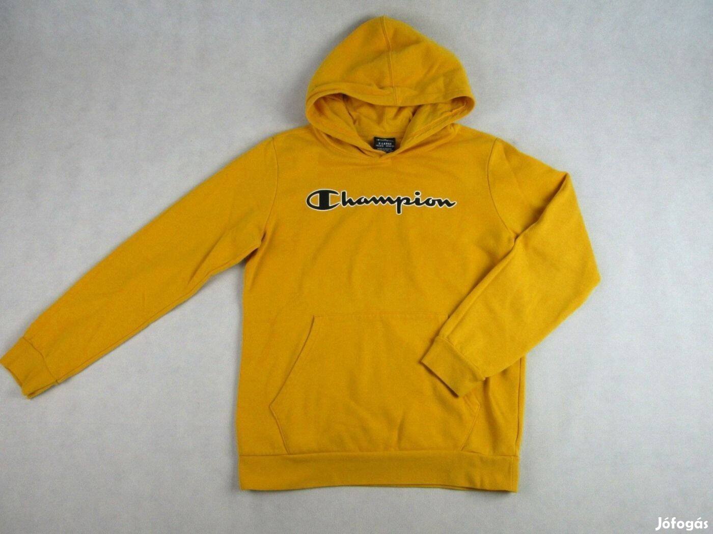 Eredeti Champion Gyerek Hosszú Ujjú Sárga Kapucnis Pulóver