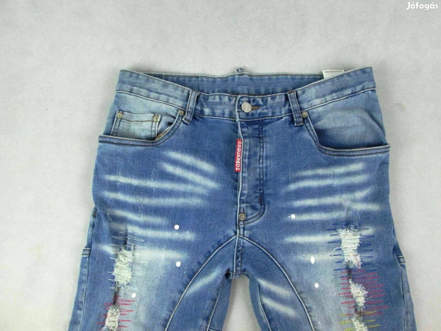 Eredeti Dsquared2 W32 - 48 Férfi Koptatott Dizájn