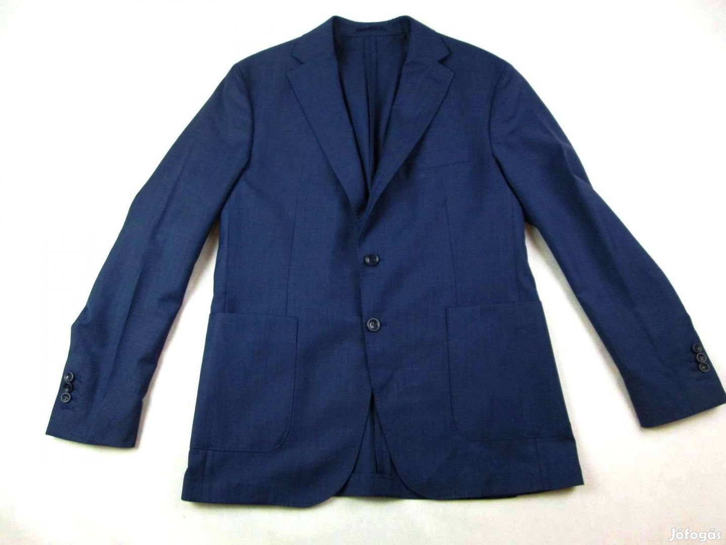 Eredeti Ermenegildo Zegna L - 54-es Elegáns Férfi Sötétkék