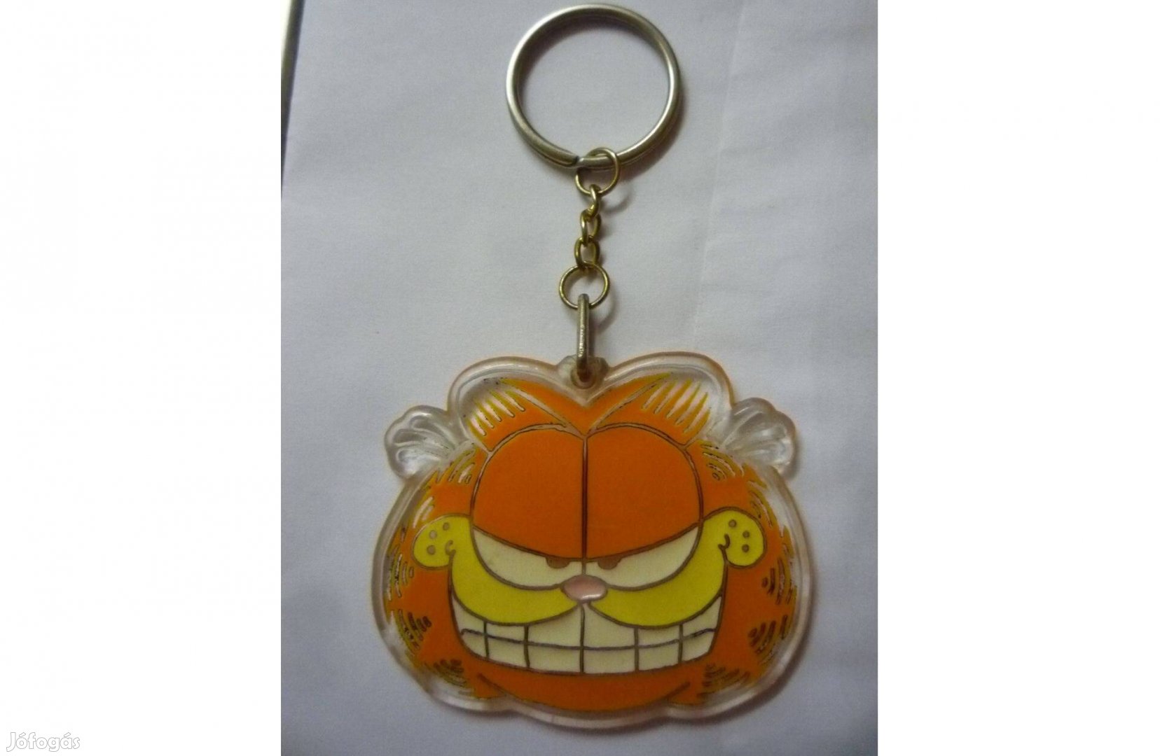 Eredeti Garfield műanyag kulcstartó 1976