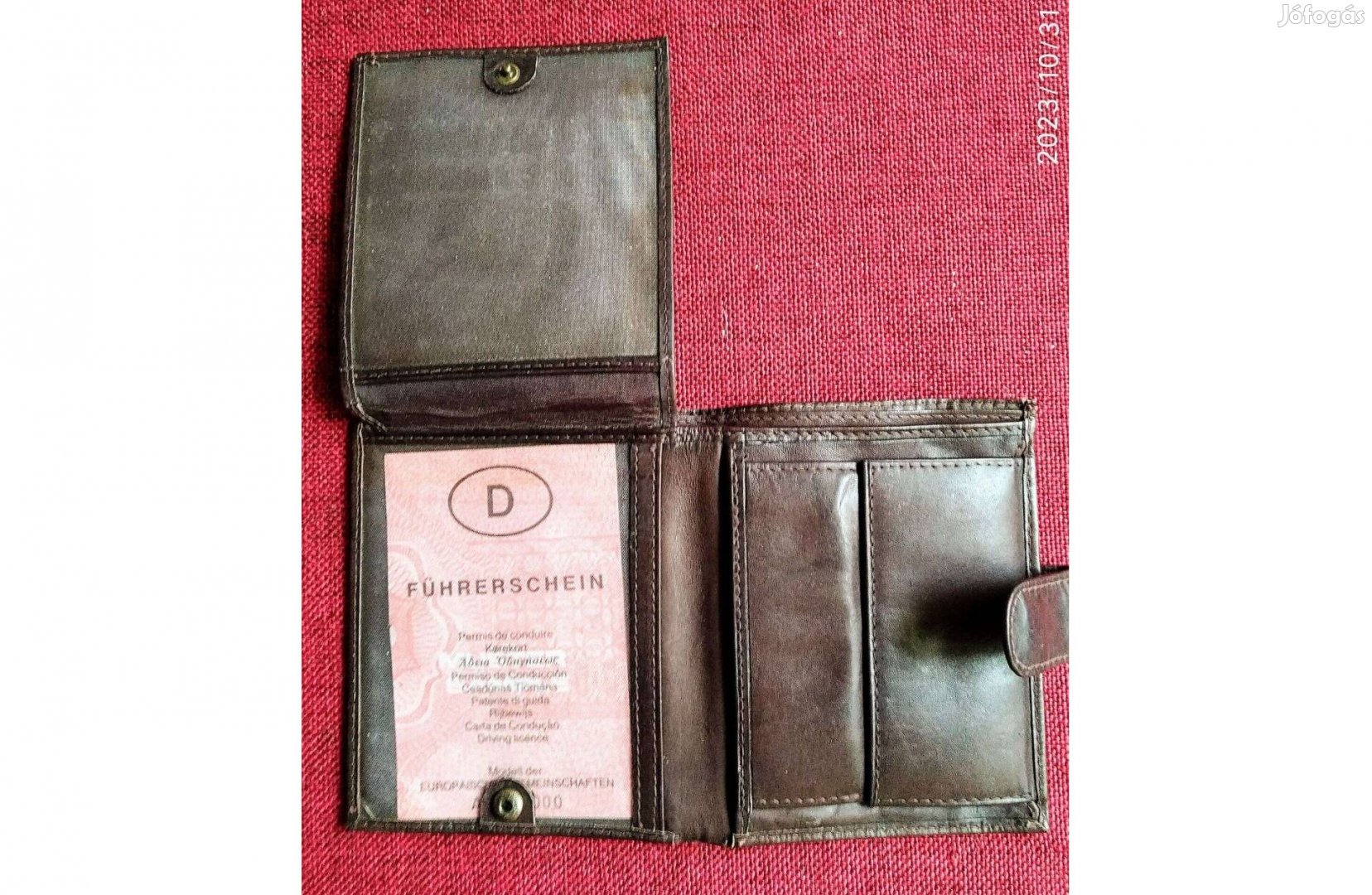 Eredeti Giordani Prémium Valódi Bőr Pénztárca