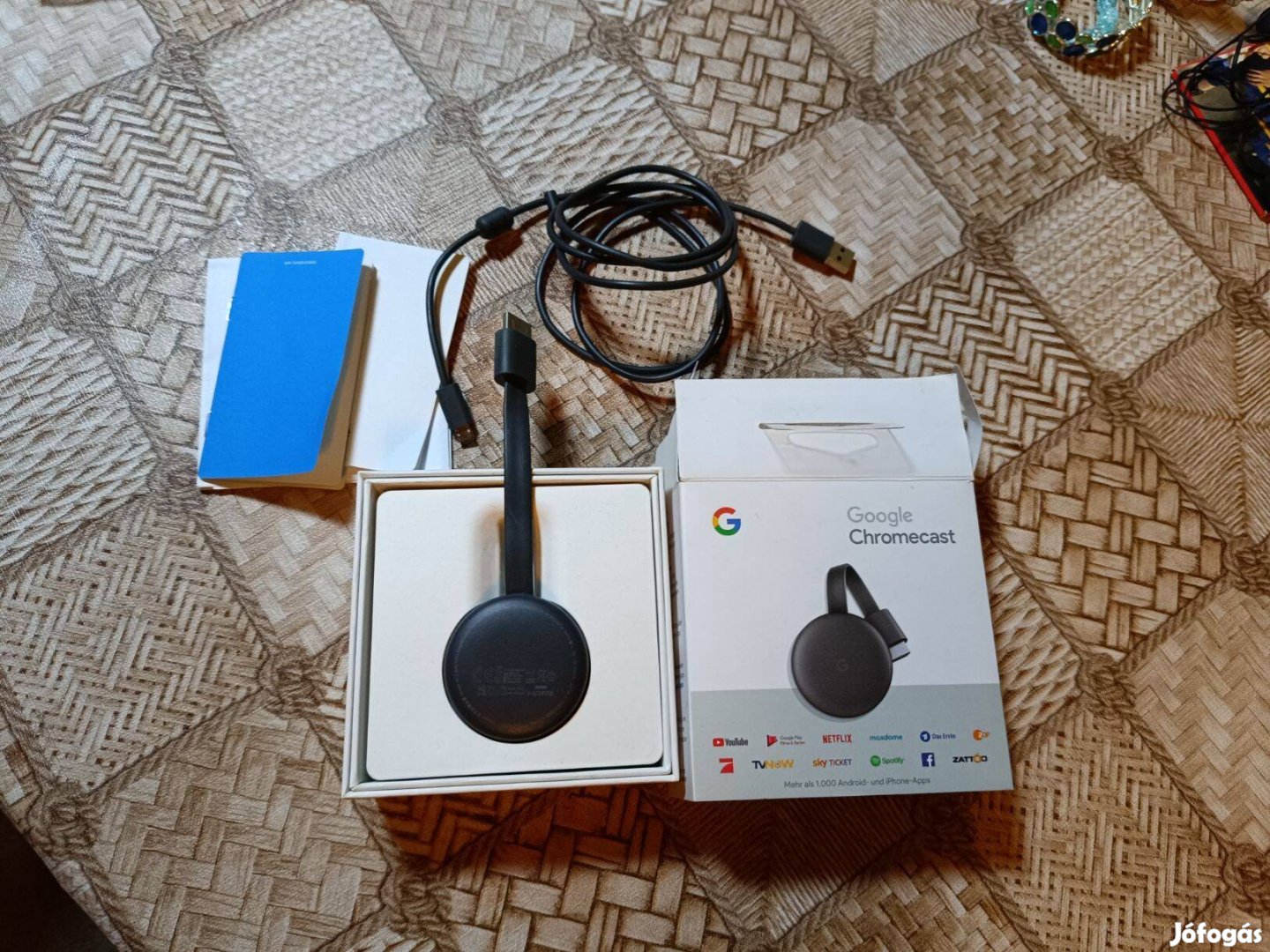 Eredeti Google Chromecast TV okosító újszerű, ajándéknak is jó