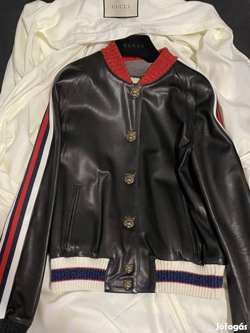 Eredeti Gucci nöi bőrdzseki!