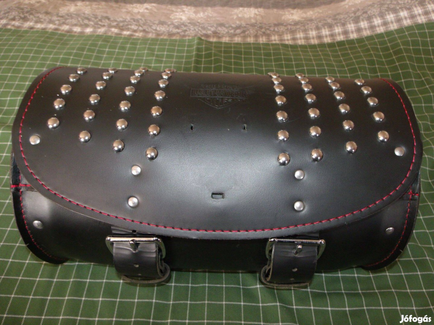 Eredeti Harley Davidson Heritage Softail bőr hátsó táska hengertáska