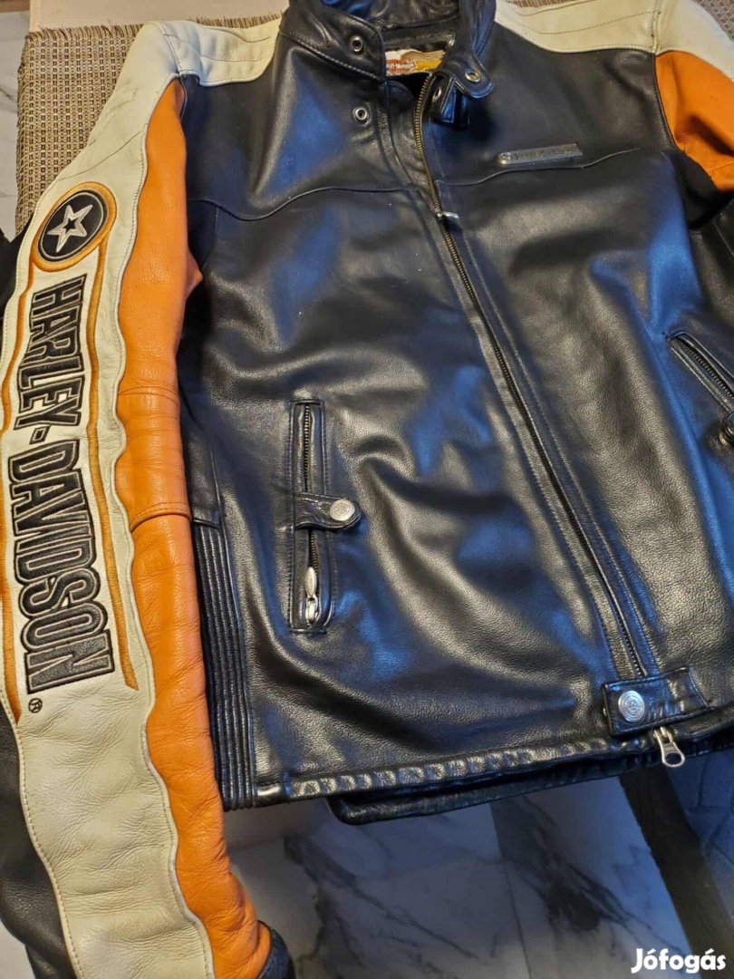 Eredeti Harley-Davidson bőr motoros dzseki XL méret