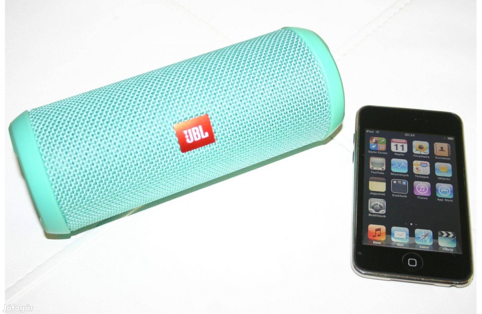 Eredeti JBL Flip 3 hordozható Liion akkus Bluetooth hangszóró - teal