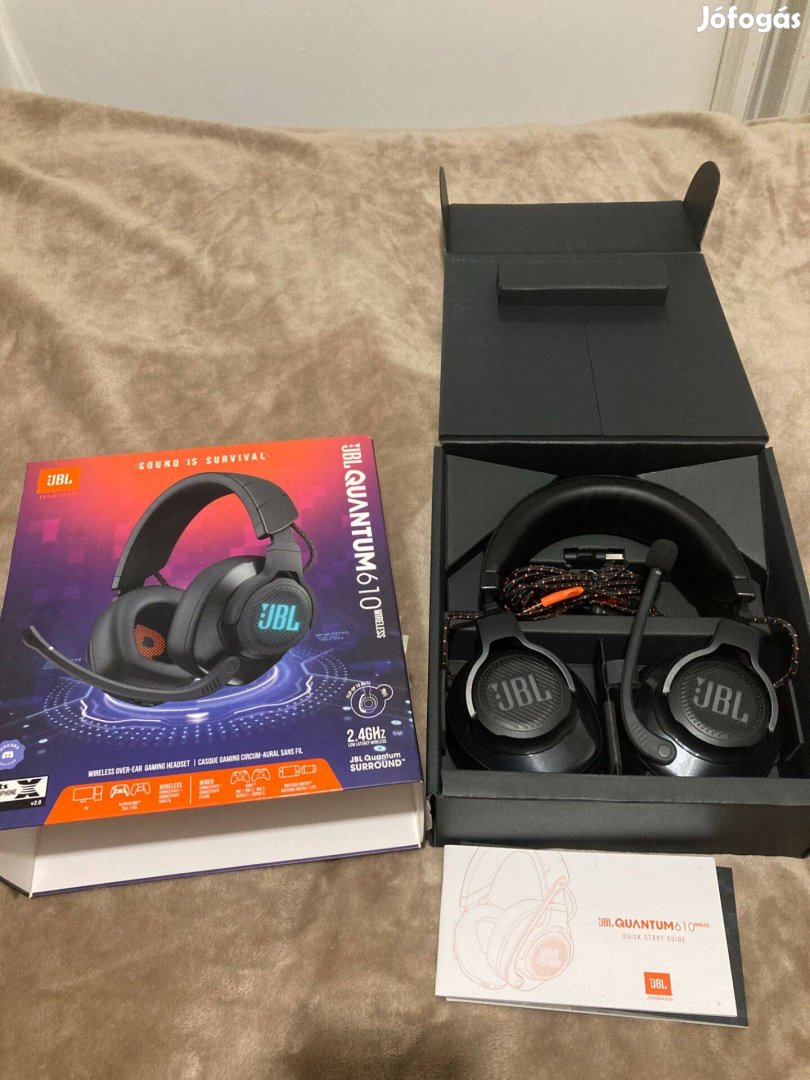 Eredeti JBL Quantum 610 vezeték nélküli gamer fejhallgató