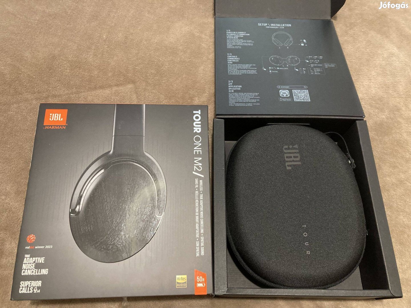 Eredeti JBL Tour One M2 bluetooth fejhallgató