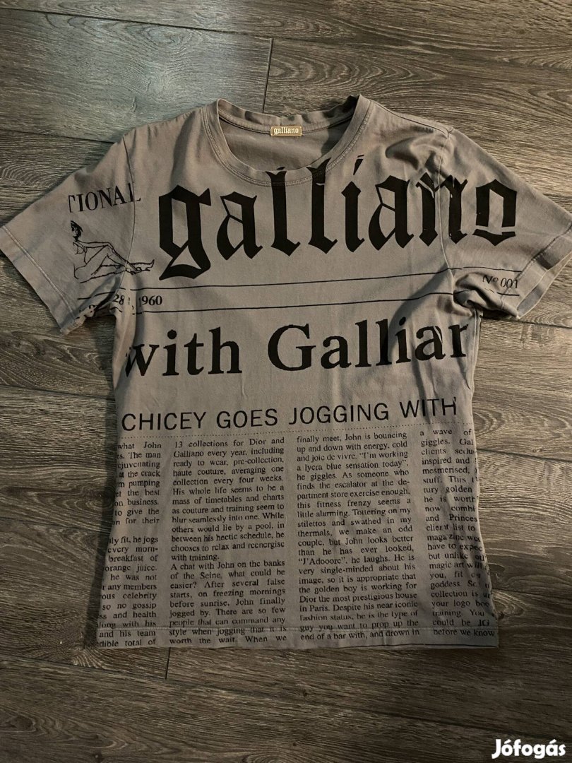 Eredeti John Galliano férfi póló