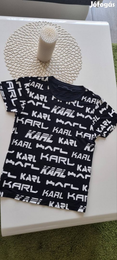 Eredeti Karl Lagerfeld logos póló