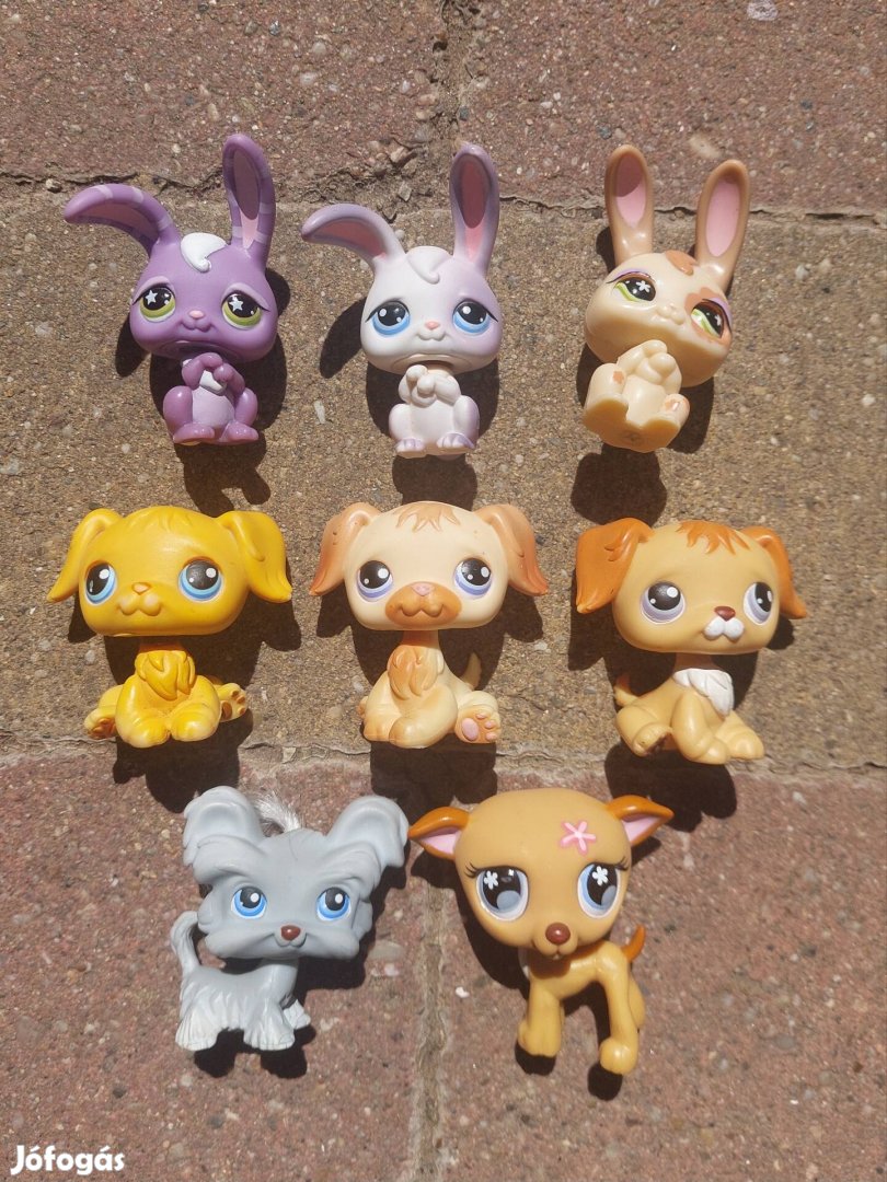 Eredeti LPS Littlest Pet Shop figurák kutya és nyuszi