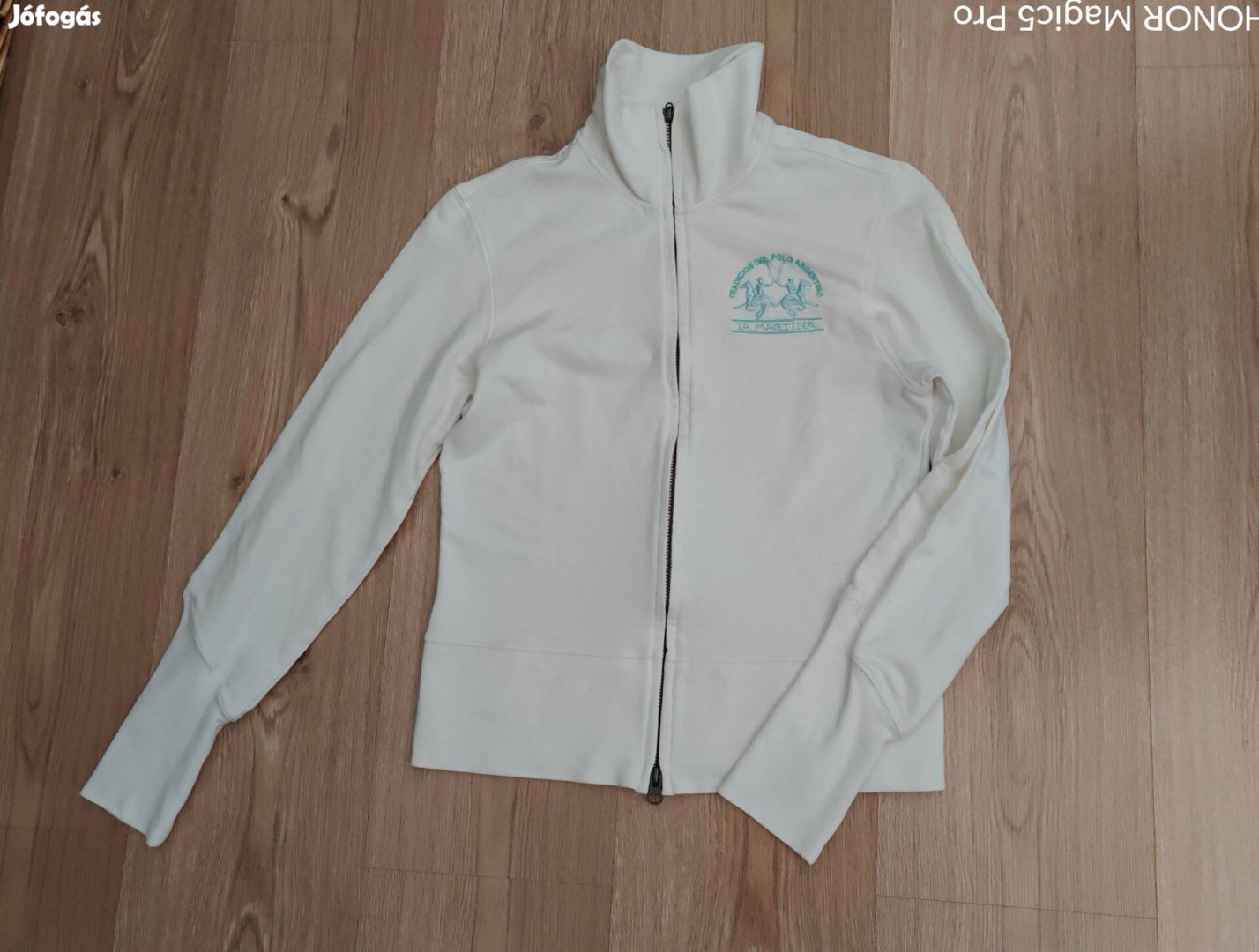 Eredeti La Martina pamut sportos női kardigán S