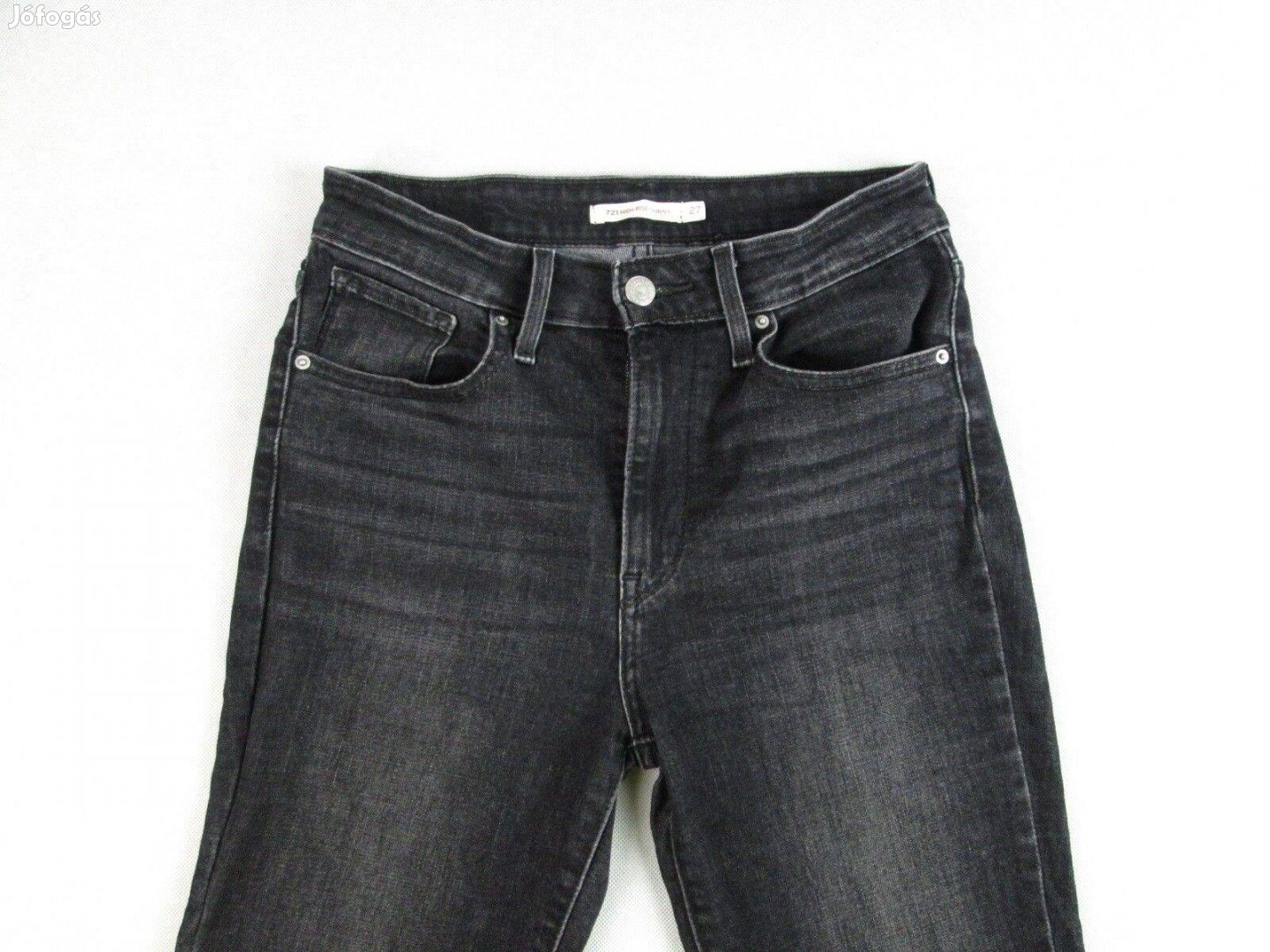 Eredeti Levis721 High RISE Skinny W27/L32 Női Sztreccses Szürke Farmer